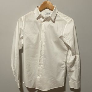 Calvin Klein Slim Fit + Stretch Button-down Shirt